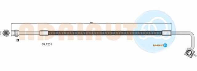 Передний левый тормозной шланг 091201 ADRIAUTO