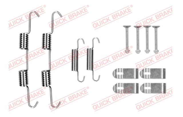 Монтажный комплект задних барабанных колодок 1050077 QUICK BRAKE