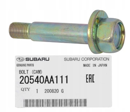 Болт крепления заднего развального рычага, внутренний 20540AA111 SUBARU