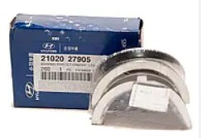 Коренные вкладыши коленвала комплект (STD) 2102027905 HYUNDAI