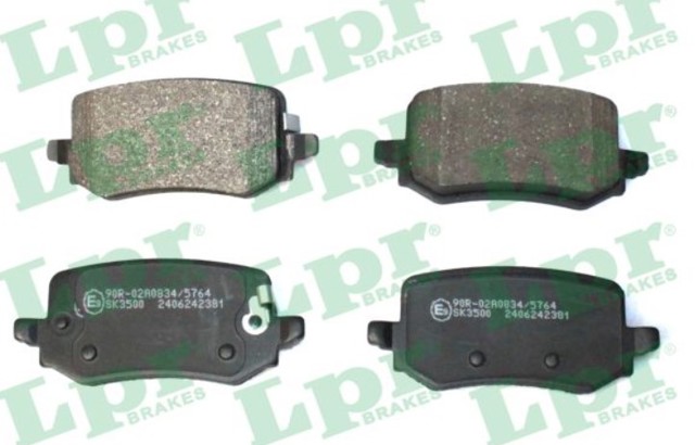 Задние дисковые колодки 5SP2381 SAMKO