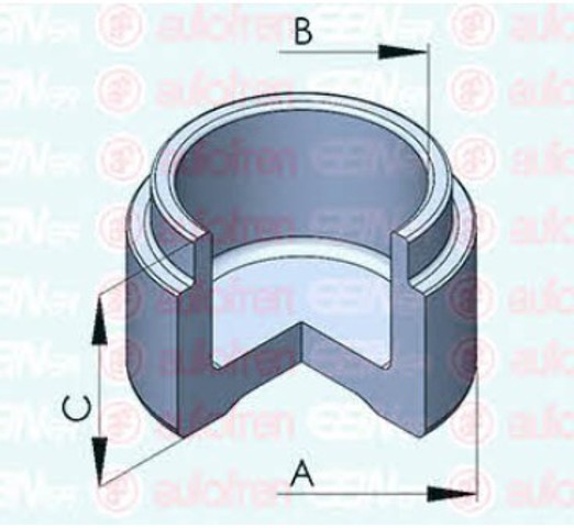 Поршень суппорта тормозного, переднего D025260 AUTOFREN