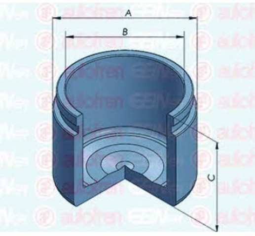 Поршень суппорта тормозного, переднего D025325 AUTOFREN