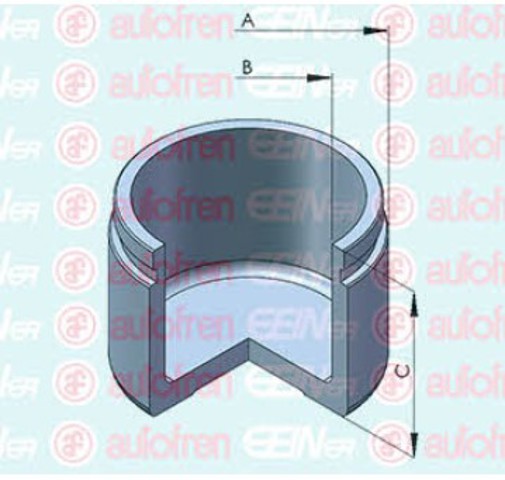 Поршень суппорта тормозного, переднего D025429 AUTOFREN