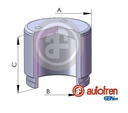 Поршень суппорта переднего D02553 AUTOFREN