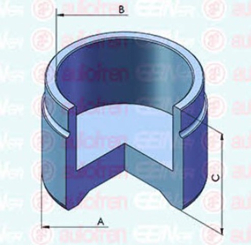 Поршень суппорта тормозного, заднего D025587 AUTOFREN