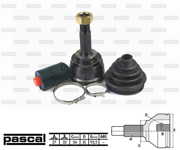 Шарнир привода наружный G11026PC PASCAL