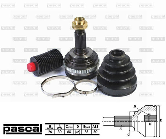 ШРУС наружный G14042PC PASCAL