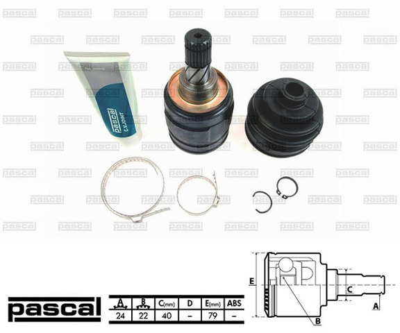 Внутренняя граната G71002PC PASCAL