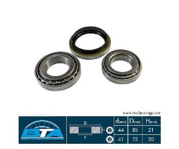Ступичный подшипник передний H11020BTA BTA