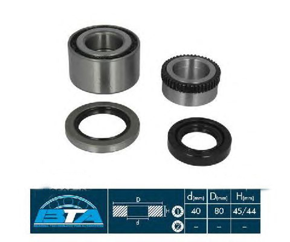 Подшипники задней ступицы Mitsubishi Pajero IV LONG