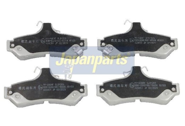 Колодки тормозные дисковые комплект PP230AF JAPANPARTS