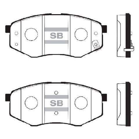 Тормозные колодки SP1374 SANGSIN