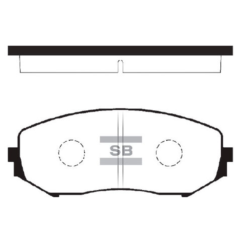 Передние тормозные колодки SP1416 SANGSIN