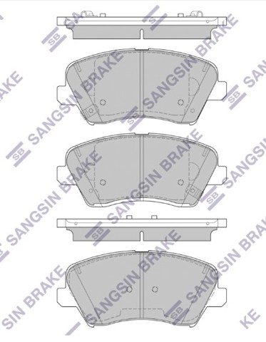 Колодки тормозные SP1842 SANGSIN