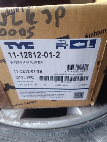 TYC 1112812012 Фонарь задний левый в наличии Одесса