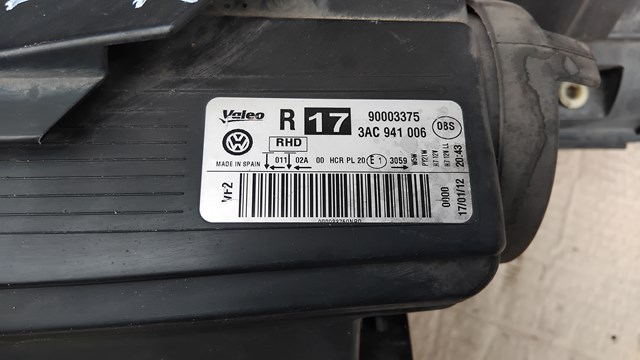 VAG 3AC941006 Фара правая в наличии Днепр