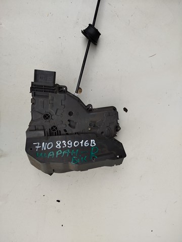 Замок задней левой двери 7N0839016B VAG