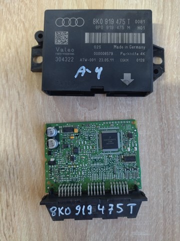 Модуль (блок ЭБУ) управления парктроником 8K0919475T VAG