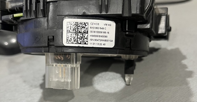 Кассета AirBag 5K0953549C VAG