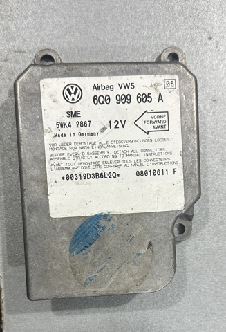 Блок управления airbag 6Q0909605A VAG