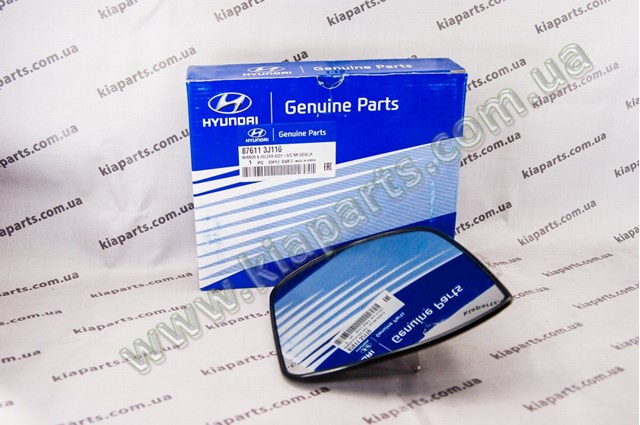 Стекло зеркала заднего вида, левого 876113J110 HYUNDAI