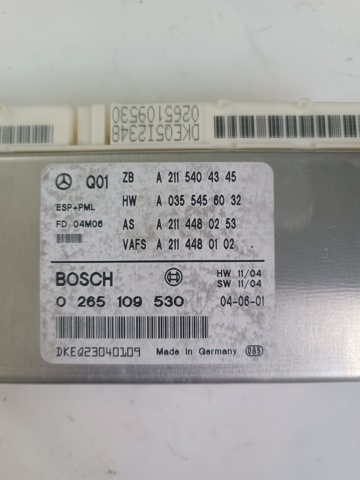 Блок управления ESP A2115404345 MERCEDES