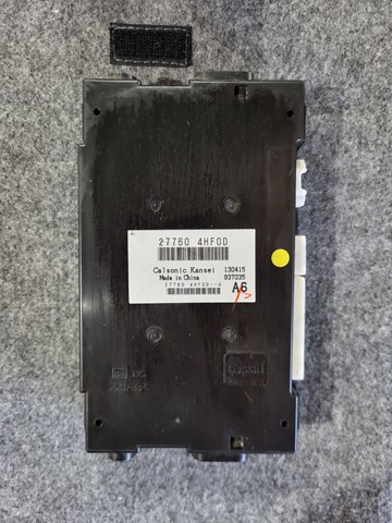 Блок управления печкой 277604HF0D NISSAN