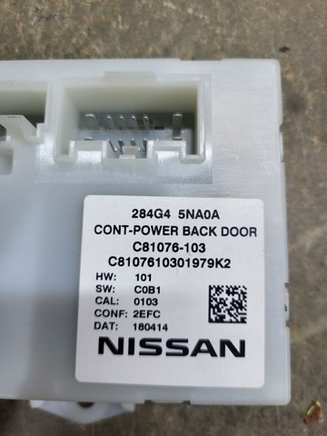 NISSAN 284G45NA0A Модуль управления (ЭБУ) открытия крышки багажника (двери 3/5-й задней) в наличии Ужгород