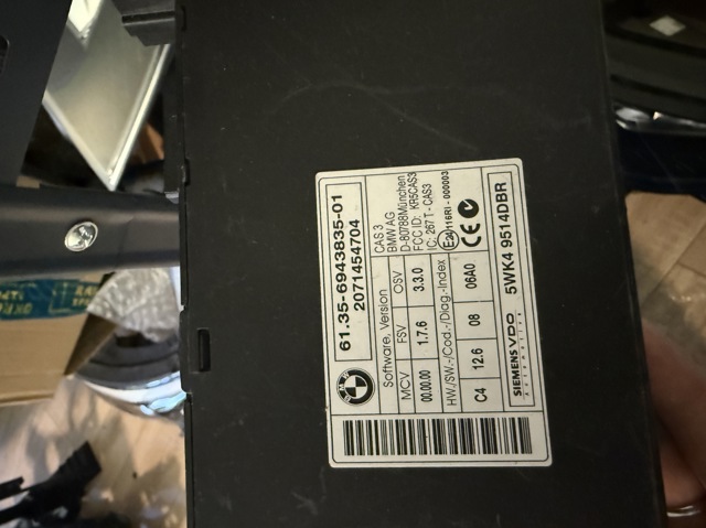 Блок управления систем комфорта 61356943835 BMW