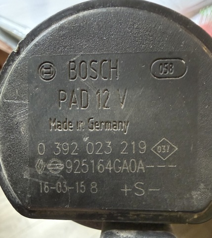 Дополнительная электро помпа 925164GA0A RENAULT