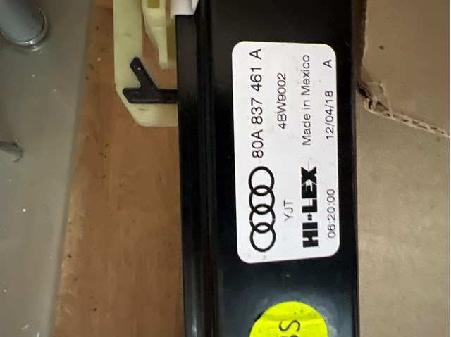 80A837461A VAG Механизм стеклоподъемника двери передней левой купить в Полтава