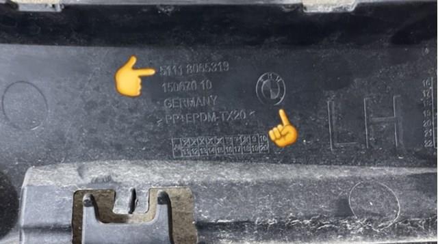 51118065319 Кронштейн бампера переднего левый купить Чернигов