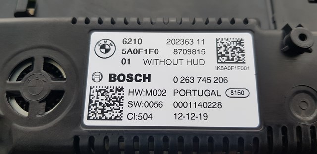 Щиток приборов 62105A0F1F0 BMW