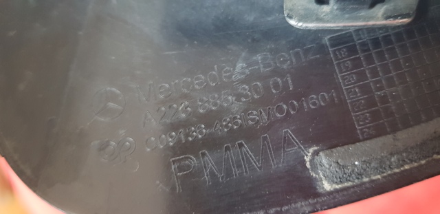 A2238853001 MERCEDES Молдинг бампера переднего правый купить в Днепр