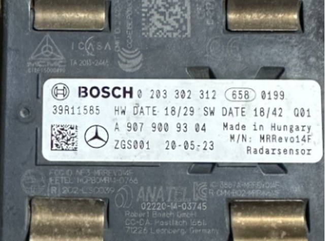 Радарный датчик дистанции A9079009304 MERCEDES