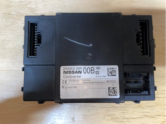 Блок управления систем комфорта 284B2BR00B NISSAN