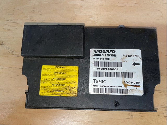 Модуль-процессор управления подушкой безопасности (ЭБУ AIRBAG) 31318792 VOLVO