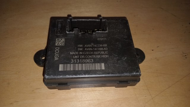 Блок комфорта задней двери 31318963 VOLVO