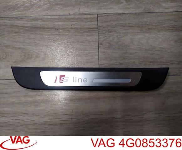 Облицовка порога внутренняя, задняя правая 4G0853376 VAG