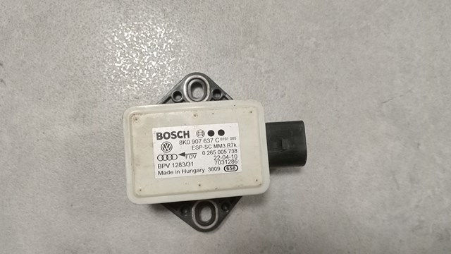 Датчик поперечного ускорения (ESP) 8K0907637C VAG
