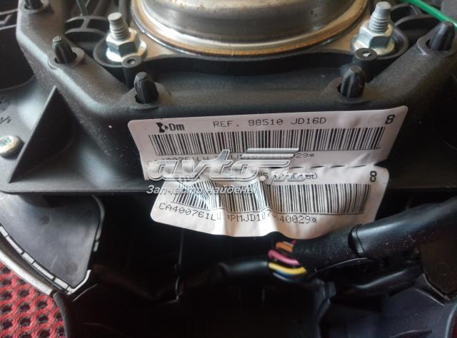 98510JD16D NISSAN Подушка безопасности (AIRBAG) водительская купить в Ирпень
