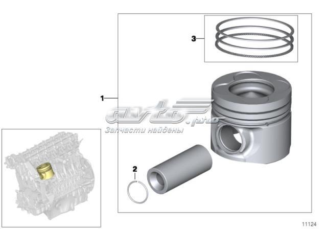 Поршня на 1 цилиндр, STD 11257792745 BMW