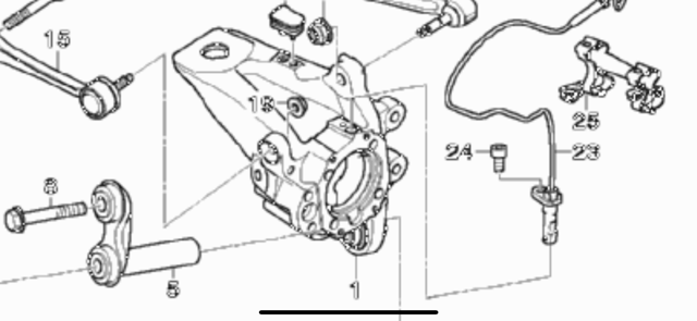Цапфа поворотного кулака 33326770924 BMW