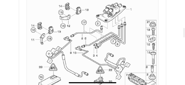 Блок шинных кранов 37206794578 BMW