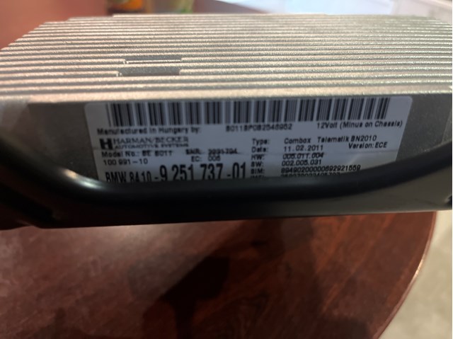 BMW 84109251737 в наличии Черновцы