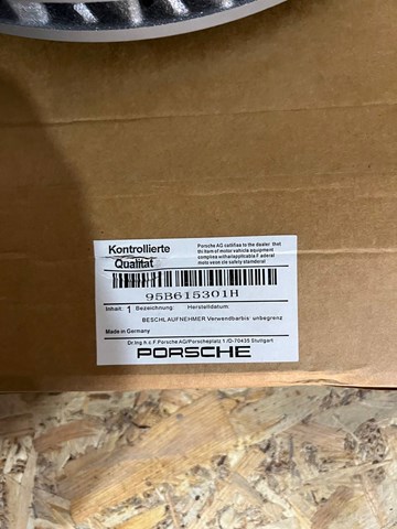 95B615301H PORSCHE Передние тормозные диски купить в Днепр