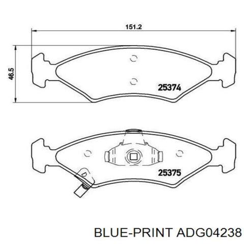 HYUNDAI 0K0Y23323Z Колодки тормозные передние дисковые в наличии Днепр