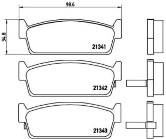 Колодки BR0324 AMP