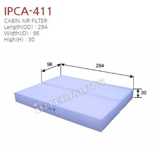 Внутрисалонный фильтр IPCA411 INTERPARTS